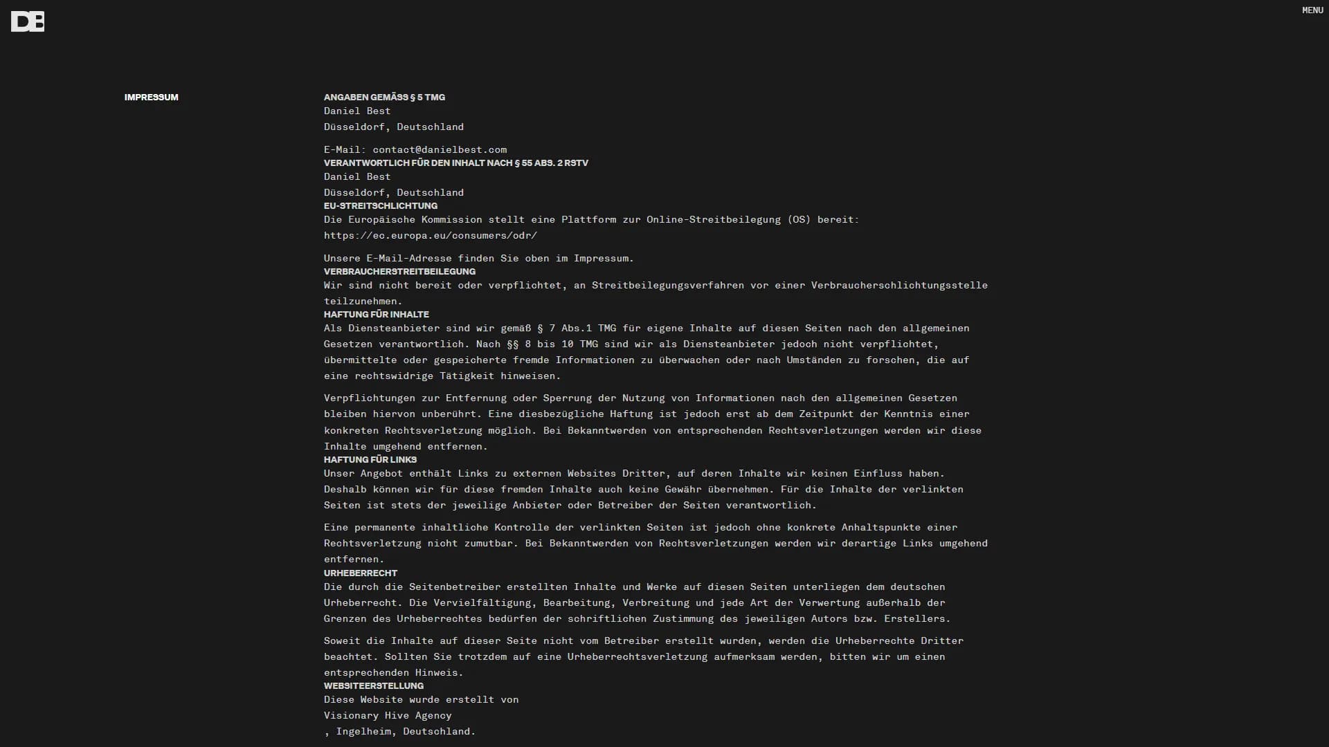 DJ & Producer Website — Daniel Best — Screenshot 10